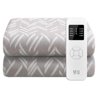琴岛2024升级双人双控定时家用除螨除湿电热毯电褥子1.8*1.5米
