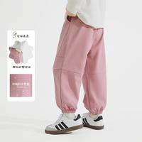 SNOOPY 【儿童裤子】26年中大童束脚裤子男女宝宽松户外运动裤透气长裤