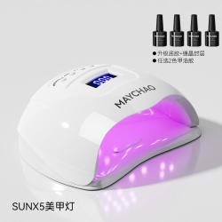 美潮 美甲灯快干光疗机速干不黑手光疗灯美甲店专用指甲油胶烤甲灯家用