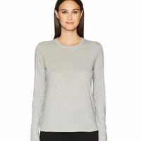 VINCE 女式 时尚T恤 Vr60783189 圆领 长袖 经典版型 H Grey 尺码Large