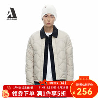 欧帛牛仔 舒适时尚超轻羽绒服棒球衍缝夹克