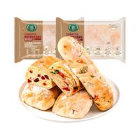 桃李恰巴塔面包 整箱面包早餐食品下午茶欧包软面包零食手工DIY三明治 芝士菠菜玉米恰巴塔80g*6袋