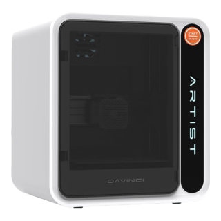 达芬奇艺术家3D家用打印机建模海量模型一键打印桌面3D打印机立体3D打印儿童亲子互动 白色 标配 【机器+耗材配件礼包】