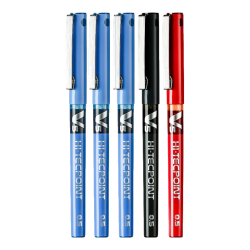 百乐 BX-V5中性笔考试黑色小V5全针管直液式大容量水笔刷题考试重点标记