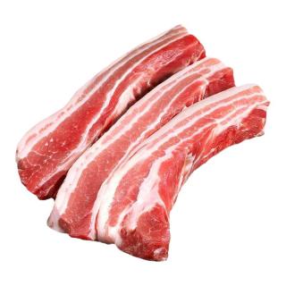 新鲜带皮五花肉现杀冷冻精修土猪肉商用一级食材生鲜大块冷鲜肉