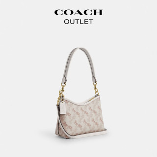 COACH LAUREL19号 【情人节好礼】女士马车老花图案单肩斜跨包 小号 CCO37