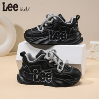  LEE KIDS 百搭休闲 儿童跑步鞋  26 【脚长156.3mm】 黑色