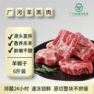 趣尝鲜 甘肃广河陇盛源羊蝎子6斤清真羊肉羊蝎子火锅羊肉生鲜源头直发