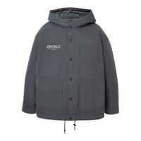 JACK&JONES/杰克琼斯 宽松保暖 男士羽绒服 E44黑砂色 M (175)