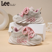  LEE KIDS 百搭休闲 儿童跑步鞋  26 【脚长156.3mm】 粉色