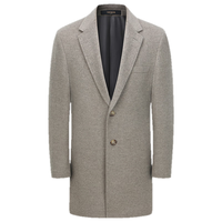 雅戈尔大衣男士秋冬青年男商务大衣经典西服领羊毛羊绒混纺面料保暖舒适 咖色 L 175/96A