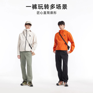 骆驼（CAMEL）户外软壳裤男秋冬季防风防泼水防刮耐磨徒步工装登山裤9304 2XL