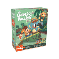 铭塔 MingTa进阶教育拼图儿童玩具幼儿纸质拼图宝宝 4阶拼图