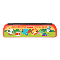 费雪（Fisher-Price）儿童口琴玩具 初学者启蒙音乐早教吹奏乐器红蓝F6623