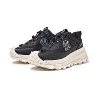 MLB鞋子男女款跑步鞋厚底运动鞋增高休闲鞋3ASHB025N-50BKS-240 纽约洋基队/黑色 38 (240mm)