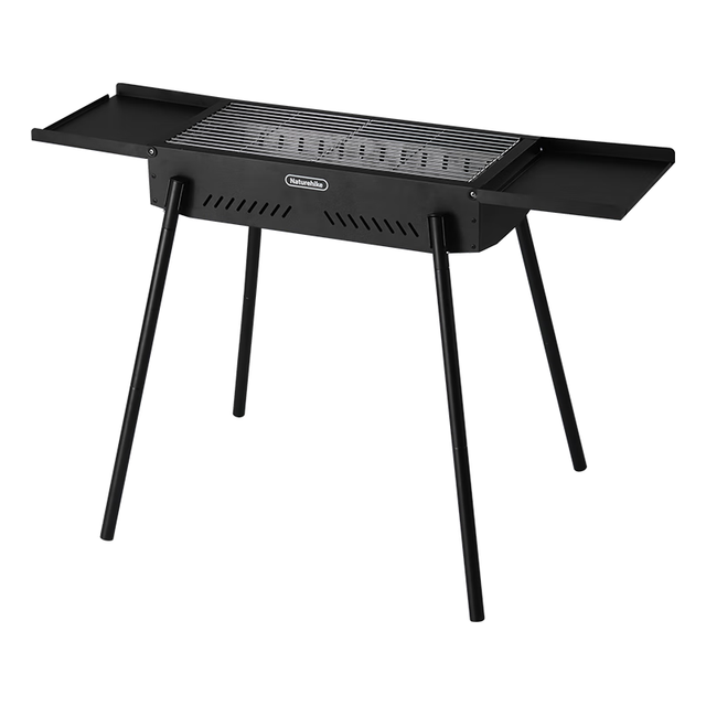 挪客户外 挪客 墨烟多功能立式家用烧烤架 黑色/置物款