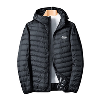  JEEP SPIRIT 防寒 男士羽绒服  XL （110-130斤） 黑色