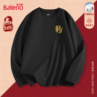  Baleno/班尼路 100%棉 男士长T恤