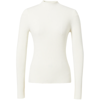 红袖肌理感针织衫上衣秋季2024女装正肩显瘦气质百搭半高领毛衣 米白004（L码XL码1.14） M