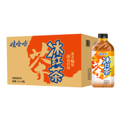 娃哈哈 茶饮料冰红茶1L*12瓶红茶多省包邮新老包装