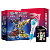 青葫芦变形金刚立体书+点读笔 变形金刚3d立体书收藏版男孩玩具新年