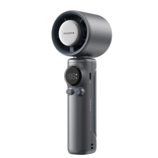 巨风 手持涡轮高转速风扇 无刷电机 超导制冷+智能数显+12W高功率 4000mAh