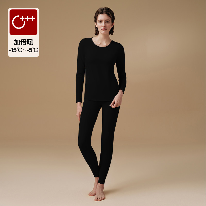 女【羊毛加绒加厚】黑色