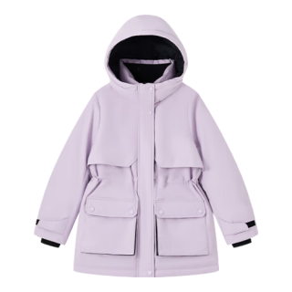  YeeHoO/英氏 保暖 儿童羽绒服  工装字母-浅紫 110