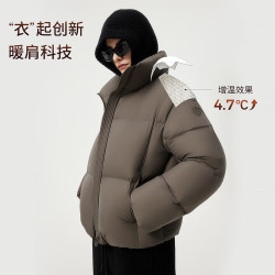 坦博尔 95%鸭绒泡芙羽绒服 黑色