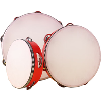 音域（RANGE）舞蹈铃鼓幼儿园儿童手鼓摇铃民族打击乐器考级专业手拍玲鼓 6寸
