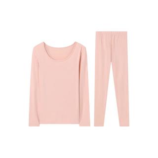  FENTENG/芬腾 抑菌 女士保暖内衣套装  粉色 M