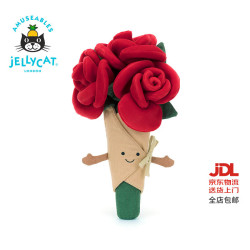 趣味 JELLYCAT 邦尼兔 趣味玫瑰花束手捧花毛绒玩偶 One Size