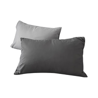 艾薇枕头套磨毛枕套一对儿童枕套卡通单人枕套 极速灰 48*74cm 极速灰【亲肤舒适枕套一对装】