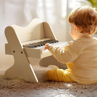 CENVUE 儿童木质小钢琴电子琴宝宝幼儿男孩女孩生日周岁婴儿玩具音乐礼物