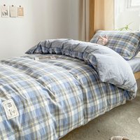 红豆家纺 学生宿舍床上三件套 0.9m床 莫妮兰+浅兰