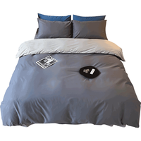 皇冠被套纯棉单件100%新疆长绒棉A类全棉1.5米床单被罩200*230cm烟灰 【100%纯棉】烟灰200*230cm