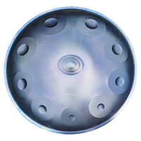 阿萨斯AS手碟鼓10音手工HanDpan专业氮化钢舌鼓可打击乐器 冰河