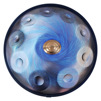 阿萨斯AS手碟鼓10音手工HanDpan专业氮化钢舌鼓可打击乐器 黑洞