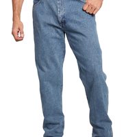 Wrangler 男士 Fr 宽松牛仔裤 Grey Indigo 66W x 32L