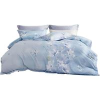 水星家纺 40支水星家纺100%纯棉抗菌印花全棉单件被套被罩双人 婉若黎光全棉印花被套