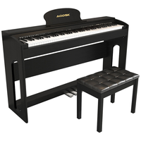 奥德斯克（AODSK）K-83电钢琴88键全重锤数码电子钢琴初学练习考级电钢+双人琴凳 经典款-K83全重锤【琴凳套装】