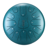 hluru鲁儒空灵鼓 12寸13音色空鼓钢舌鼓手碟鼓防刮耐磨打击乐器 风铃青