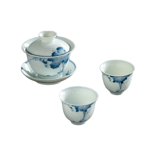 苏氏陶瓷 荷韵 茶具套装 3件套
