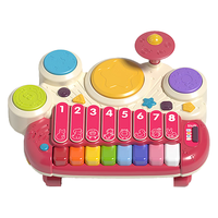 谷雨(GOODWAY)电子琴儿童益智玩具多功能手敲琴1-3岁2婴儿架子鼓鼓新年