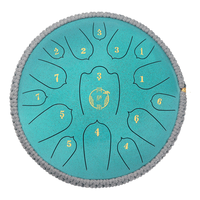 阿萨斯空灵鼓15音小13寸成人儿童初学钢舌鼓手碟鼓打击乐器 皓月白