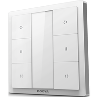 杜亚 智能电动窗帘墙壁面板86型无线开关电动窗帘配件