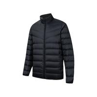 安踏氢羽绒丨短款轻薄羽绒服男冬季防泼水保暖立领外套152447921 基础黑-6 M(男170)