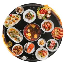 美的 暖菜板 圆形加热保温 家用餐桌转盘