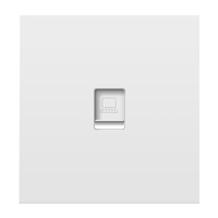 家的（GAMDER） V20复位开关插座86型肤感白墙壁暗装五孔家用插座带LED指示灯 六类电脑插