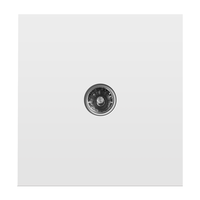 家的（GAMDER） V20复位开关插座86型肤感白墙壁暗装五孔家用插座带LED指示灯 电视插